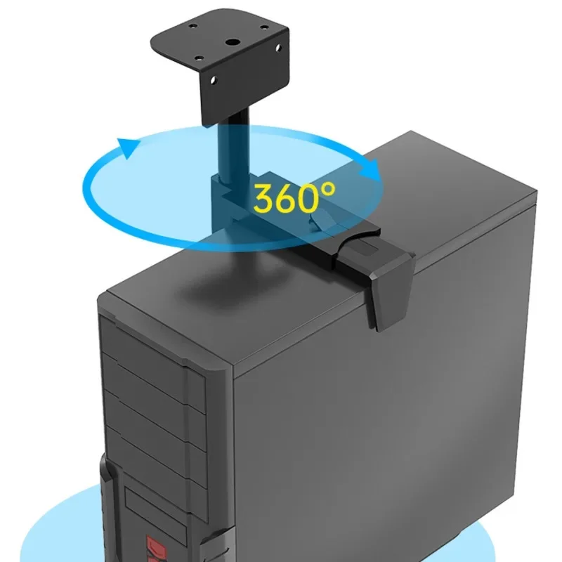 Настольный подвесной кронштейн для корпуса, настенная стойка для хранения, держатель под столом для оптимальной экономии места