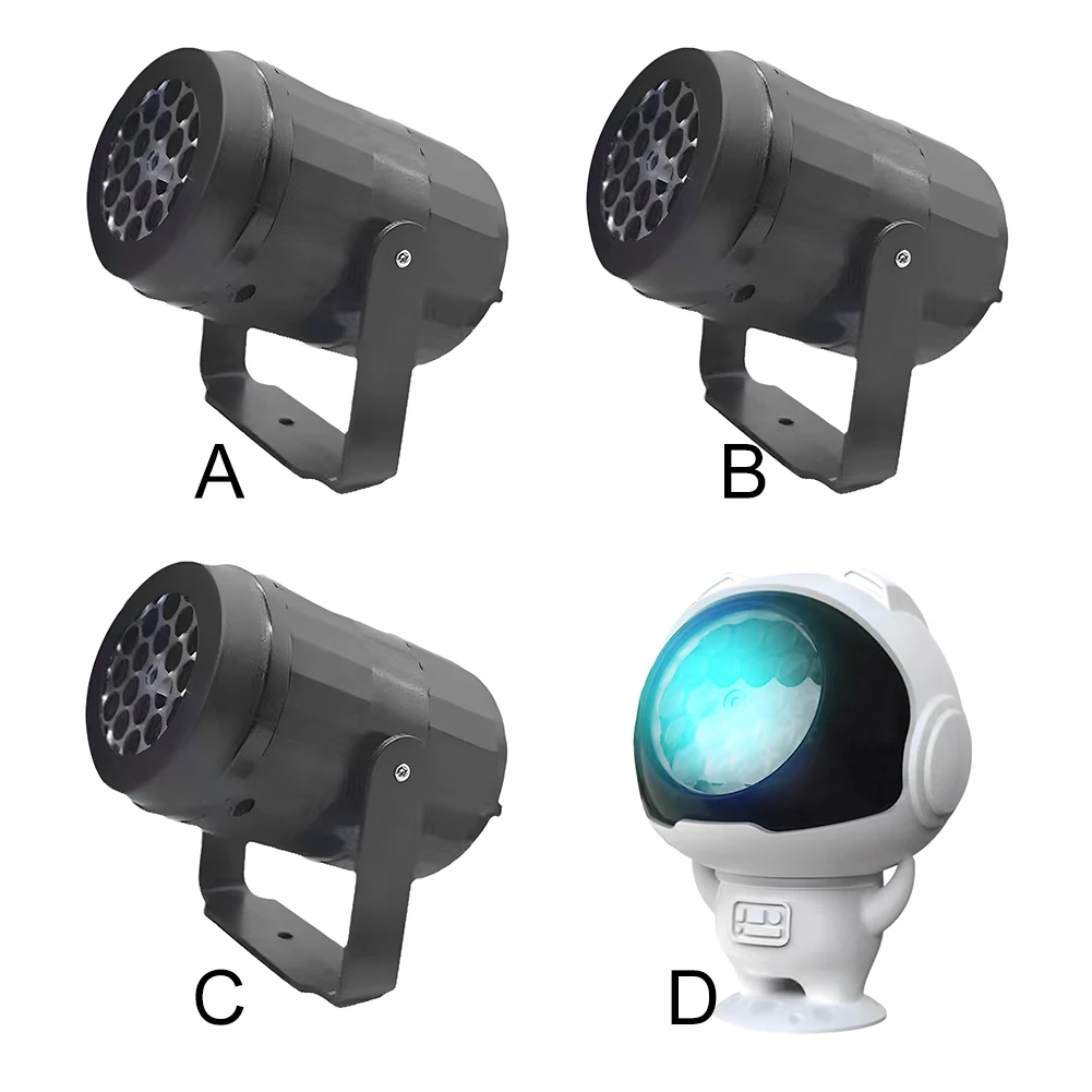 Halloween Christmas LED proiettore luci proiettore natalizio 16 diapositive Snowfall LED Light Projector Indoor Outdoor Halloween Decor