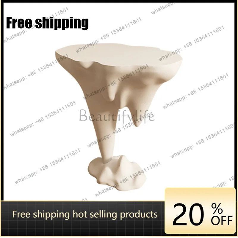 PJ entryway table, light luxury art entryway counter, living room corridor creative cream