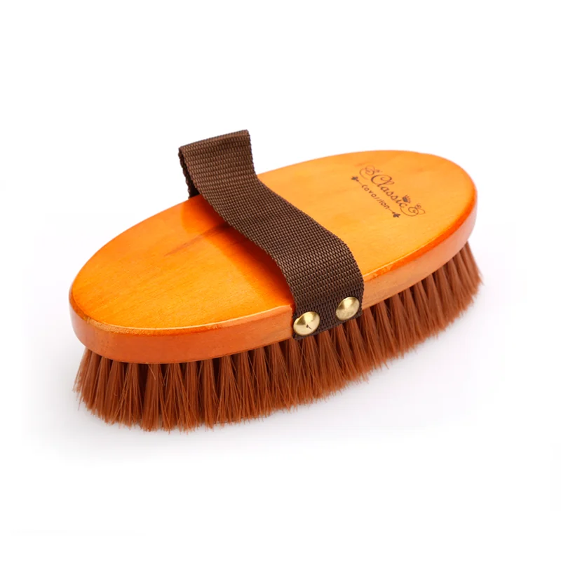 Brosse de Toilettage Équestre pour Contour du Corps, Outil de Lavage pour Cheval, avec Longs Accents