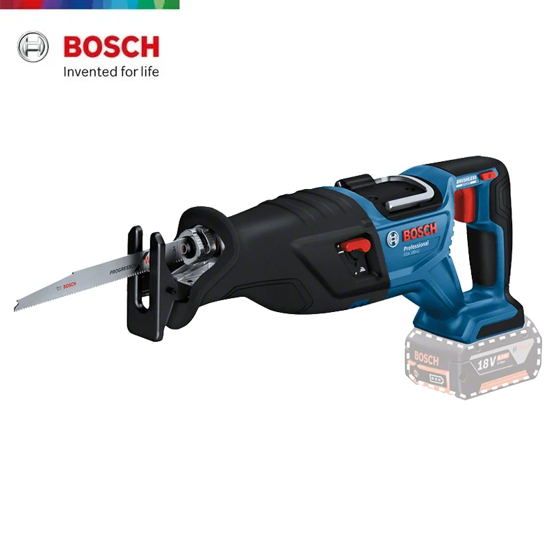 BOSCH GSA 185-Li Reciprocating Saw For Cutting Metal Wood Cordless Cutting Power Brushless Cordless Reciprocating Saw