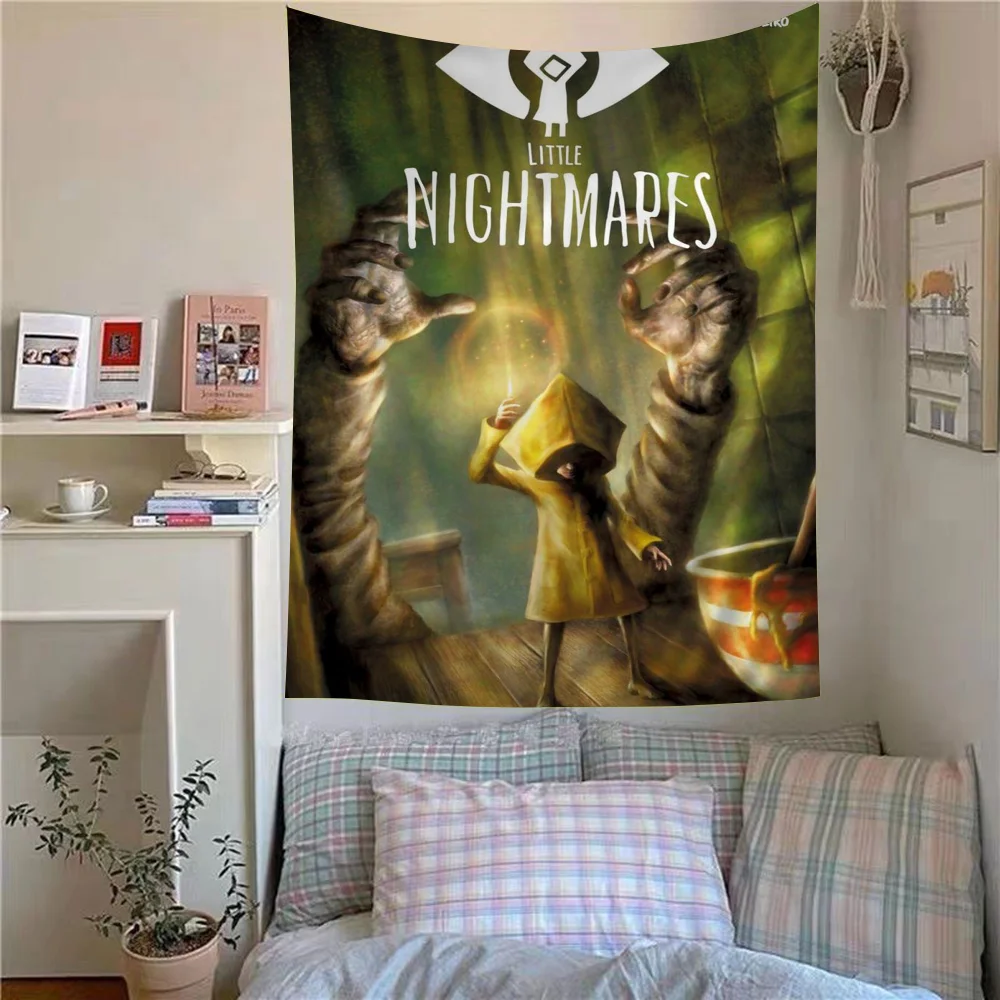 Little Nightmares Anime Tapestry Hanging Tarot Hippie Wall Rugs Dorm Home Decor