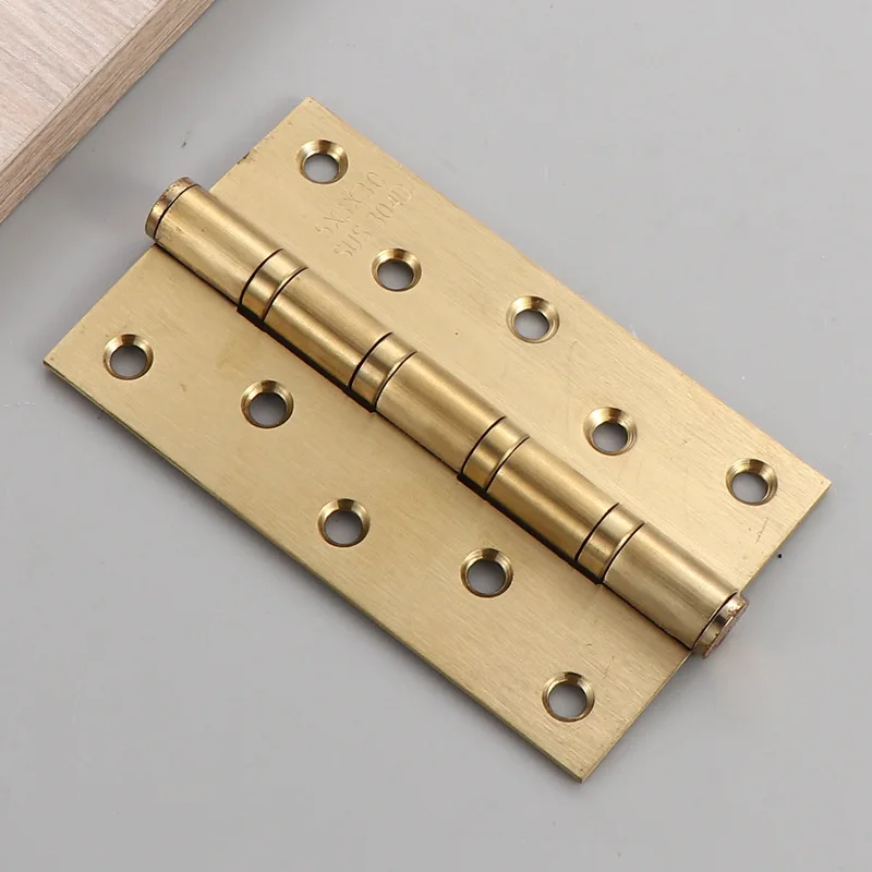 

2 шт. дверные петли из нержавеющей стали, 5-дюймовые подшипники, петли толщиной 3 мм, тяжелые двери, прочная несущая нагрузка, мебельная фурнитура из драгоценного камня