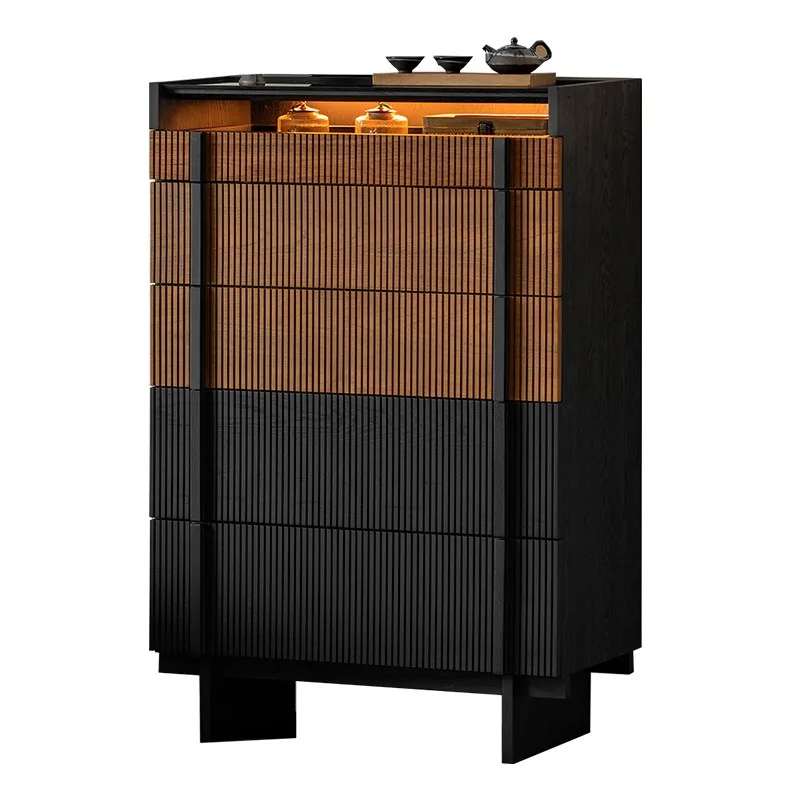 bedroom drawer storage cabinet, living room entrance floor-to-ceiling side cabinet, household multi-functional locker