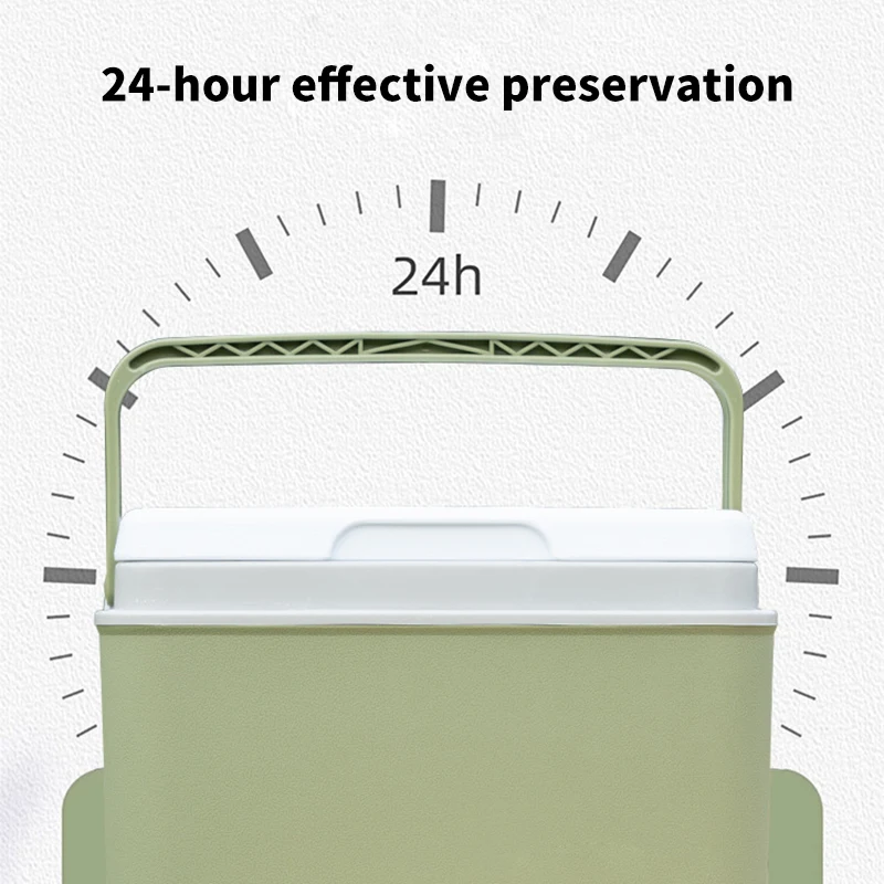 6/9/15/24L 쿨러 박스 휴대용 캠핑 냉장고 대용량 차량용 아이스 버킷 보온 캠핑 BBQ 장비