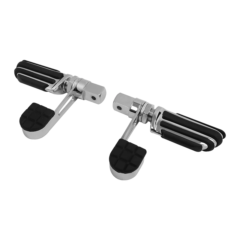 Motorcycle Chrome Foot Peg Footrest Heel Stirrup For Honda VTX1800 2002-2011 VTX1300 2003-2009 2004 2005 2006 2007 2008