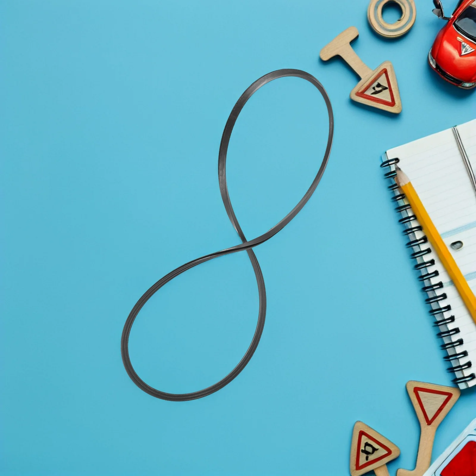 

2Pcs Salon Chair Rubber Base Ring Black Floor Protective Gasket Shock Absorption Hydraulic Base Replacement Parts for Barber