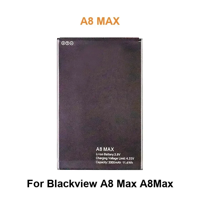 

Аккумулятор мобильного телефона для Blackview A8 Max A8Max A8 MAX, 3000 мАч, реальная емкость