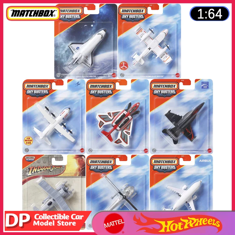 

New 2025 Matchbox Sky Busters Series Copter Airbus Space Shuttle Orbiter Boeing River Flyer Vehicles