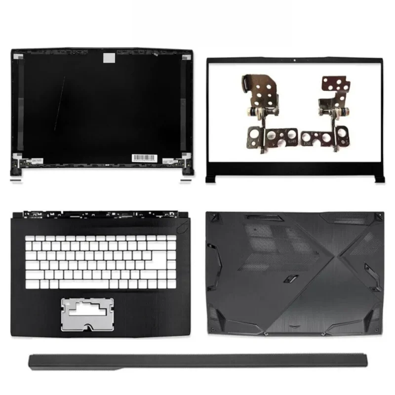 LL+ For MSI GF63 8RC 8RD MS-16R1 LCD Back Cover&Bezel&Palmrest &Bottom Case&Hinges
