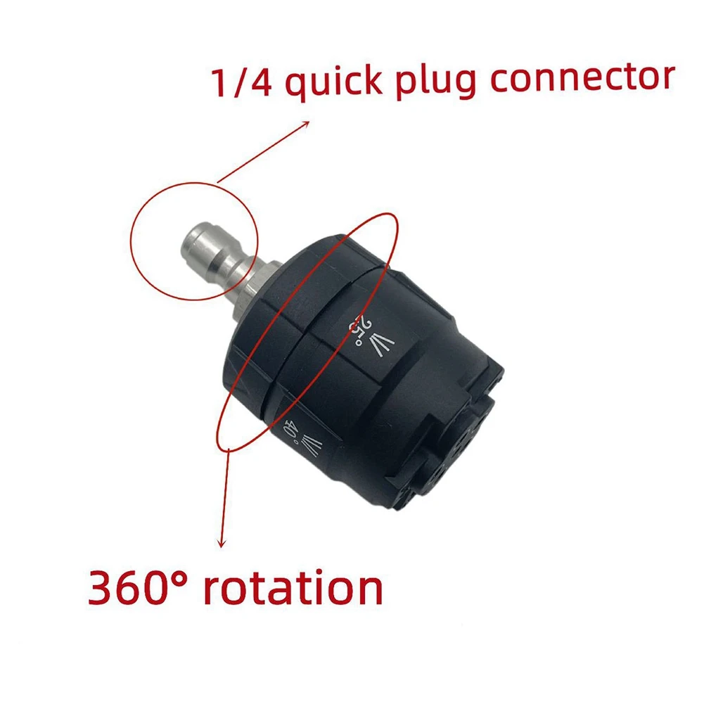 Ugello 5 in1 idropulitrice 0 ° 15 ° 25 ° 40 ° 65 ° ugello in un unico pezzo connettore maschio G1/4 adattatore a sgancio rapido