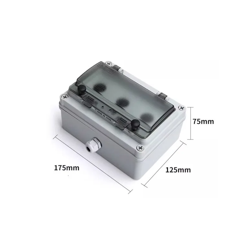 Waterproof Push Button Switch Control Box Industrial Electrical Control Station 3 hole