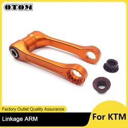 OTOM Motorcycle Linkage ARM Adjustable Lowering Connecting Rod Rear Shock Lever Crossbeam Connection For KTM HUSQVARNA GASGAS TC