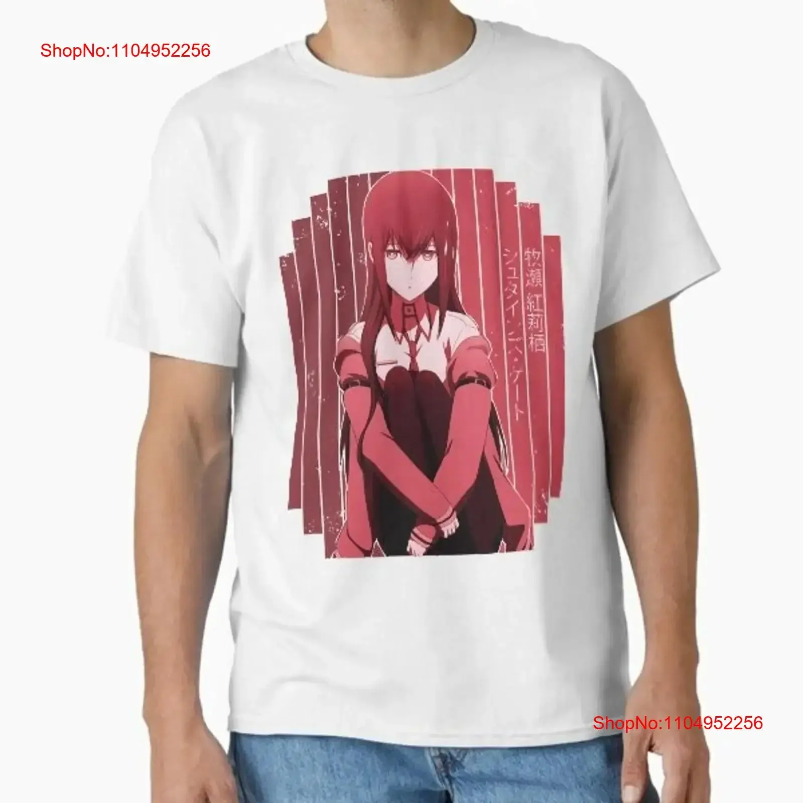 

MakiseKurisuRed SteinsGateAnimeT Shirt New Made Australia T S 2XL vintage Washed graphic Unisex Slightly Comfortable Breathable