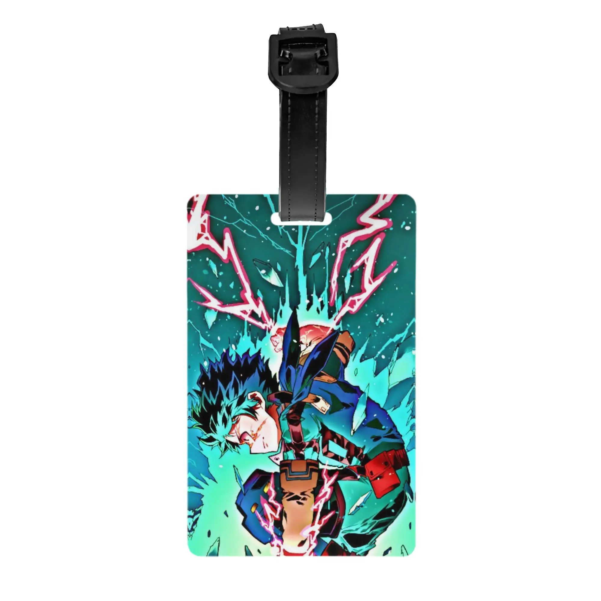 

Custom My Hero Academias Luggage Tag for Travel Suitcase Privacy Cover ID Label