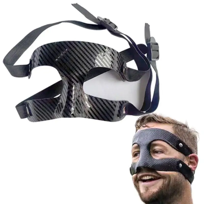 Basketball Mask Elastic Strap Protective Facial Cover Face Mask Football Nose Guard Shield Mask for Sports Accessories