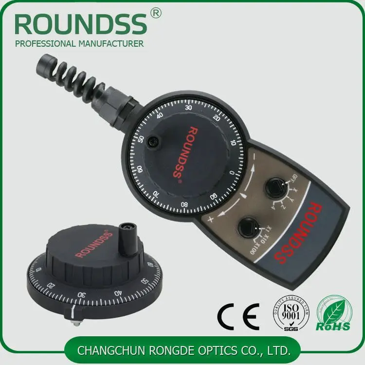 2026 Roundss RSG6T 4/6/8/12 Axis Magnetic CNC Rotary Encoder with Inching Function & Emergency Stop Built-in Switch 5V TTL Outpu