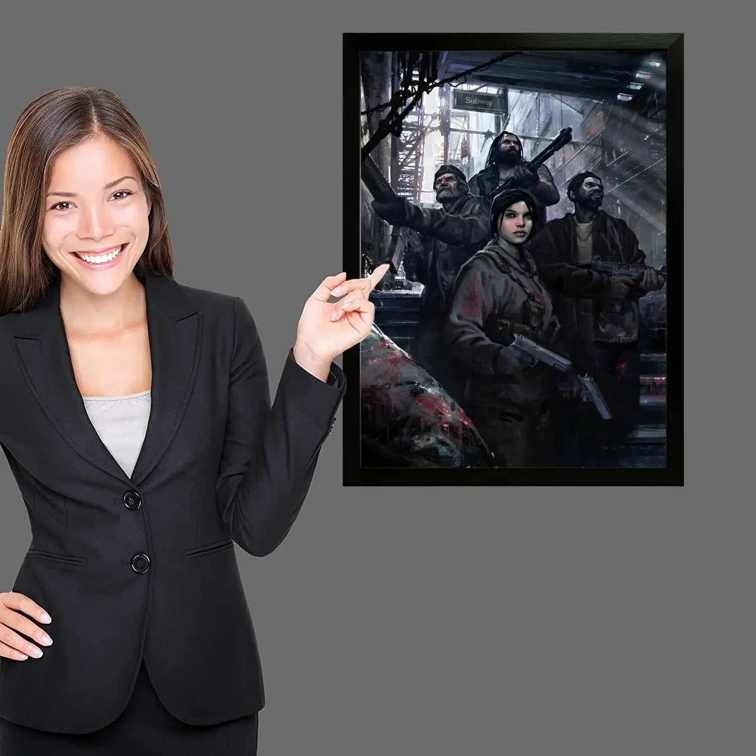 ملصق فني من القماش لعبة Left 4 Dead 2 وفن جداري، طباعة صور، عائلة حديثة، ديكور غرفة النوم، ملصقات، لوحة زخرفية