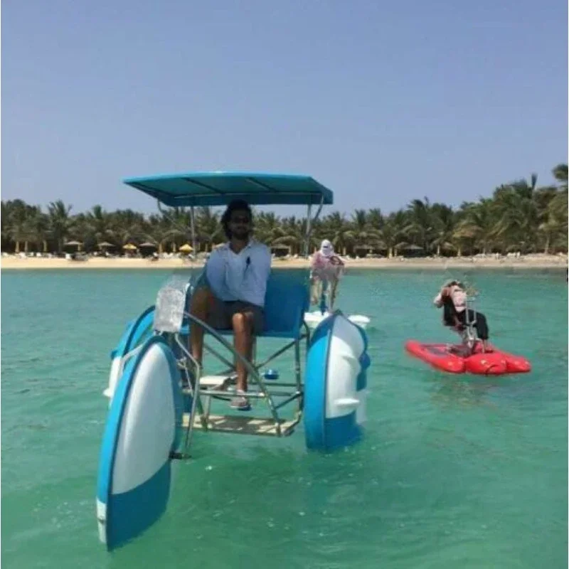 

Water tricycle, water Bike sport games with FRP materials