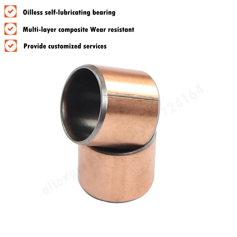 SF-1 2410 2412 2415 2420 2425 2430 2510 2512 SF1 SF1- SF Self Lubricating Composite Bearing Bushing Sleeve Oil free Sliding