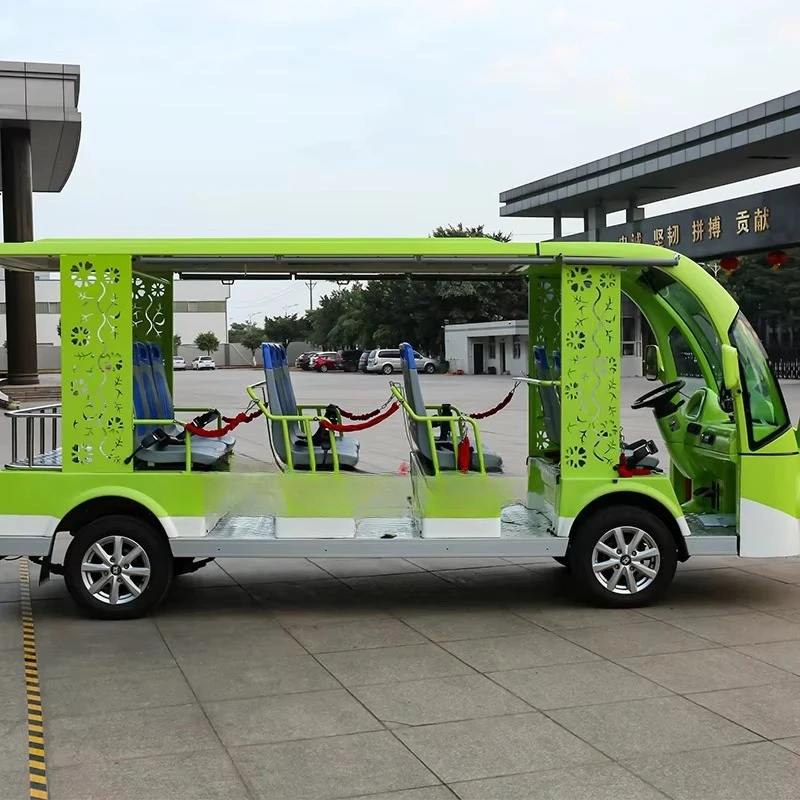 حافلة لمشاهدة معالم المدينة الكرتونية الكهربائية، حافلة جولة متنزه، حافلة صغيرة، منطقة المناظر الطبيعية الخلابة، النقل، معالم المدينة، الشركة المصنعة للمدرب