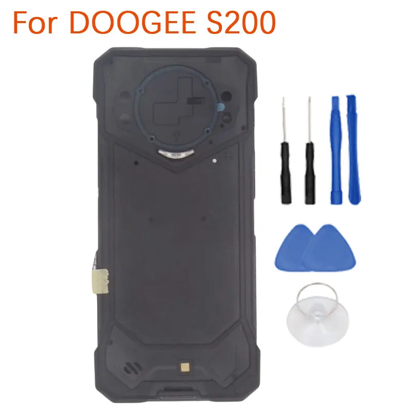 New Original DOOGEE S200 Battery Cover Back Case Receiver Fingerprint Button Cable Side Button flex FPC For DOOGEE S200 Phone