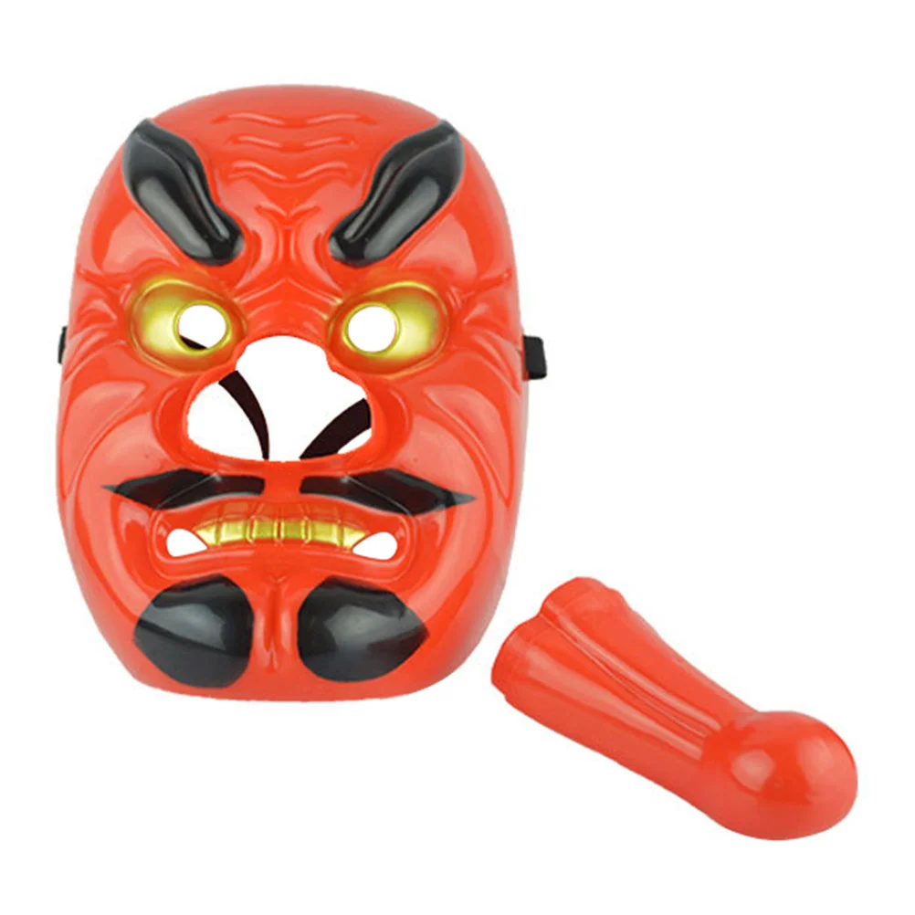 Japanese Drama Mask Clothing Party Favors Plastic for Cosplay Prop Man Props