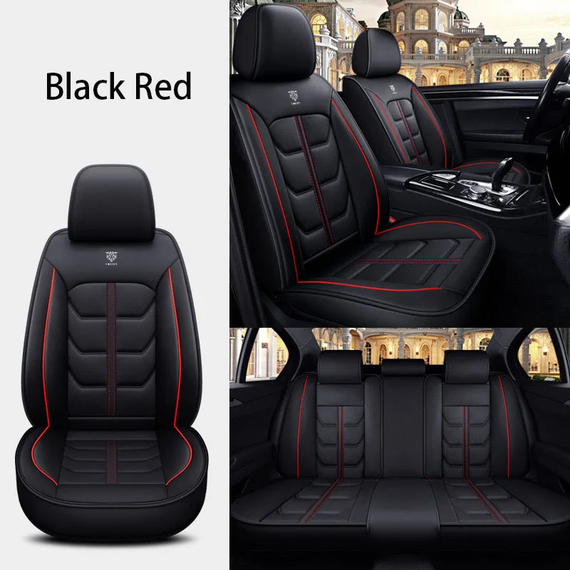 Universal Leather car seat covers For smart Mitsubishi Ssangyong Subaru Škoda Tesla all car model accessories Vehicle supplies