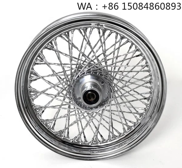 

6061-T6 aluminum alloy aerospace material, motorcycle parts, 17 Inch Steel Spoke Wheels, Classic Touring Motorcycle Wear Resista
