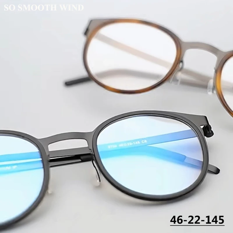 

Upgrade Denmark Round Prescription Glasses Frame Men Women Vintage Oval Eyeglasses Round Acetate Spectacles Optical Eyewear 9704