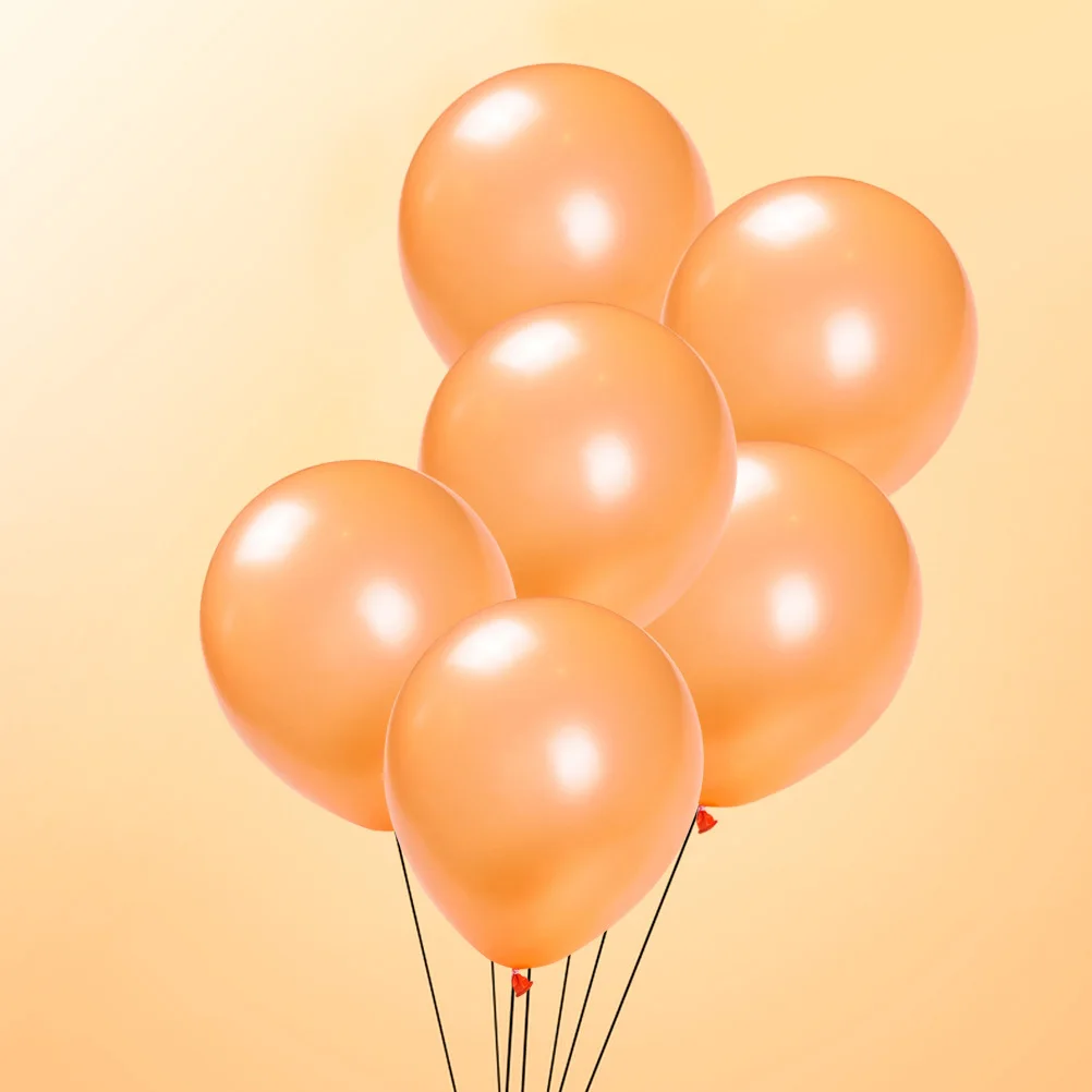 

20Pcs Orange 10Inch Latex Balloons Premium Pearlescent Shiny Thickened for Bridal Shower Party Favors Balloon Hanging Wall Door