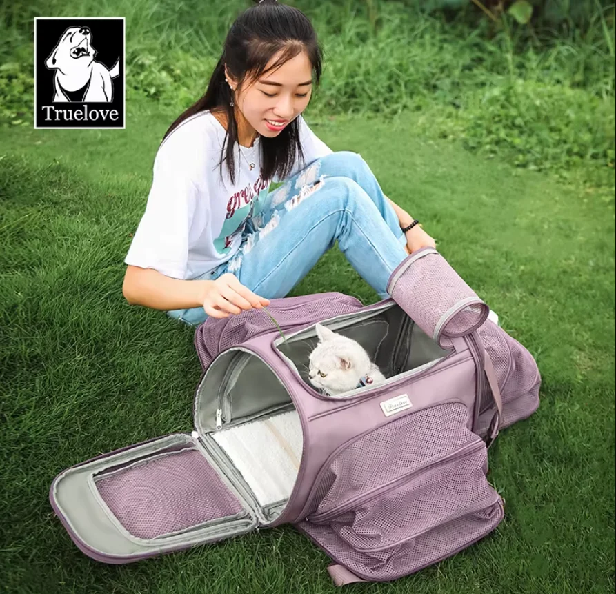 

TRUELOVE Large Capacity Pet Shoulder Bag Eco-Friendly Breathable Foldable Anti-Scratch And Anti-Bite No Collapse TLX4971