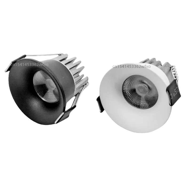 Dimmable Mini 3W5W7W10W embedded sky light LED downlight COB spotlight AC110-220V bedroom cabinet interior lighting