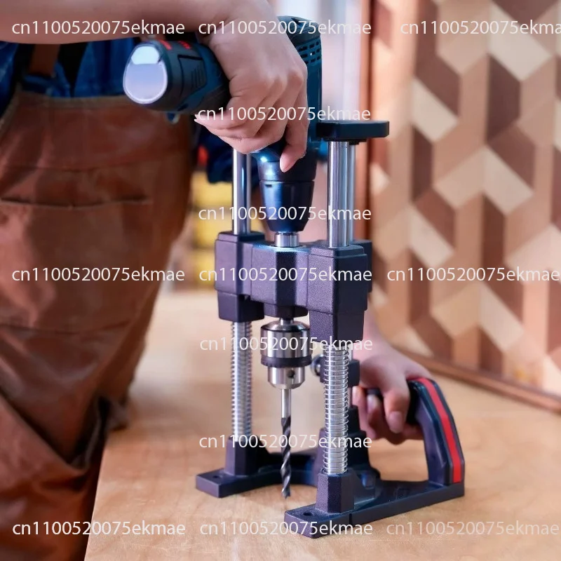 Vertical Drilling & Tapping Guide with Graduations, Multi-angle Drilling Jig for Wood and Aluminum Profiles