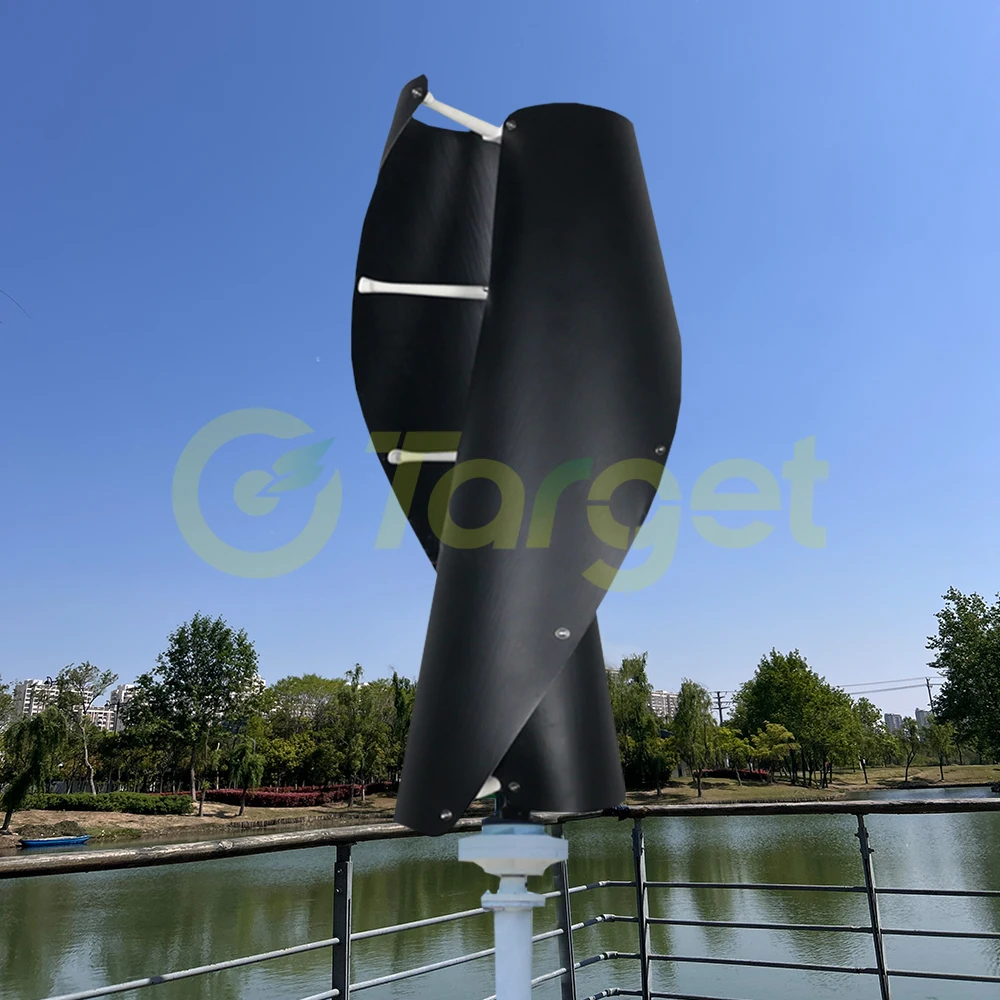 30KW 10KW 20KW Vertical Axis Wind Turbines 12V-220V 48V 96V 24V 15000W Free Alternative Energy Off Grid System Hybrid Controller