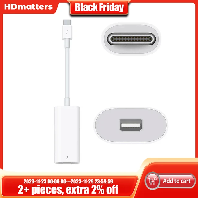 Apple Thunderbolt Display + USB-C変換アダプタ