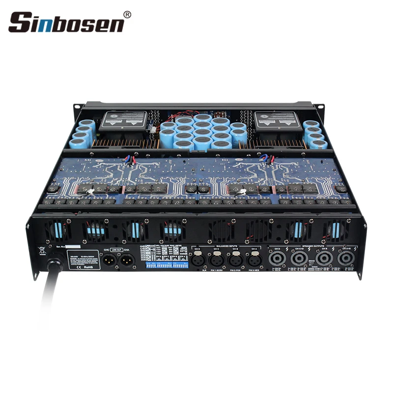 FP20000Q high power amplifier 4400W class TD  Switching Power Amplifier 4 channels for 18" speaker