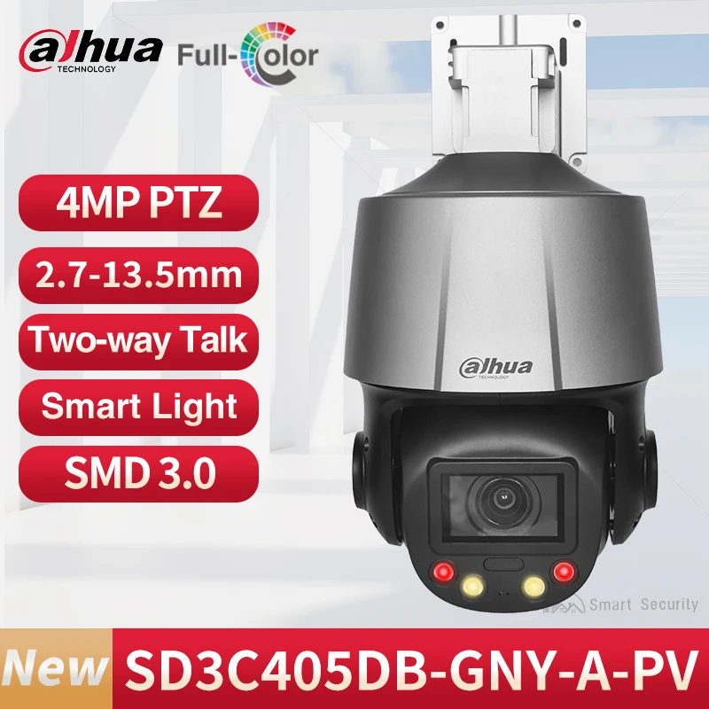 dahua ptz 4mp ptz camera aviso de luz inteligente camera poe 27135 milimetros lente zoom optico 5x smd30 ir30m conversa bidirecional sd3c405db gny a pv 01