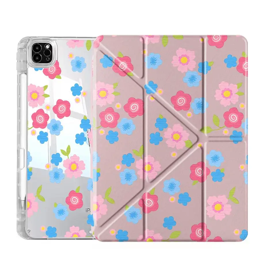 

Candy Blooms Holder Cover Tablet Case For iPad Pro 11th 10th 9th 8th 7th 12.9inch Air 4 5 M3 M2 M4 11inch 2025 Mini 6 7