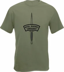 Royal Marines Commando SAS Special Troops T-Shirt 100% Cotton O-Neck Summer Short Sleeve Casual Mens T-shirt Size S-3XL