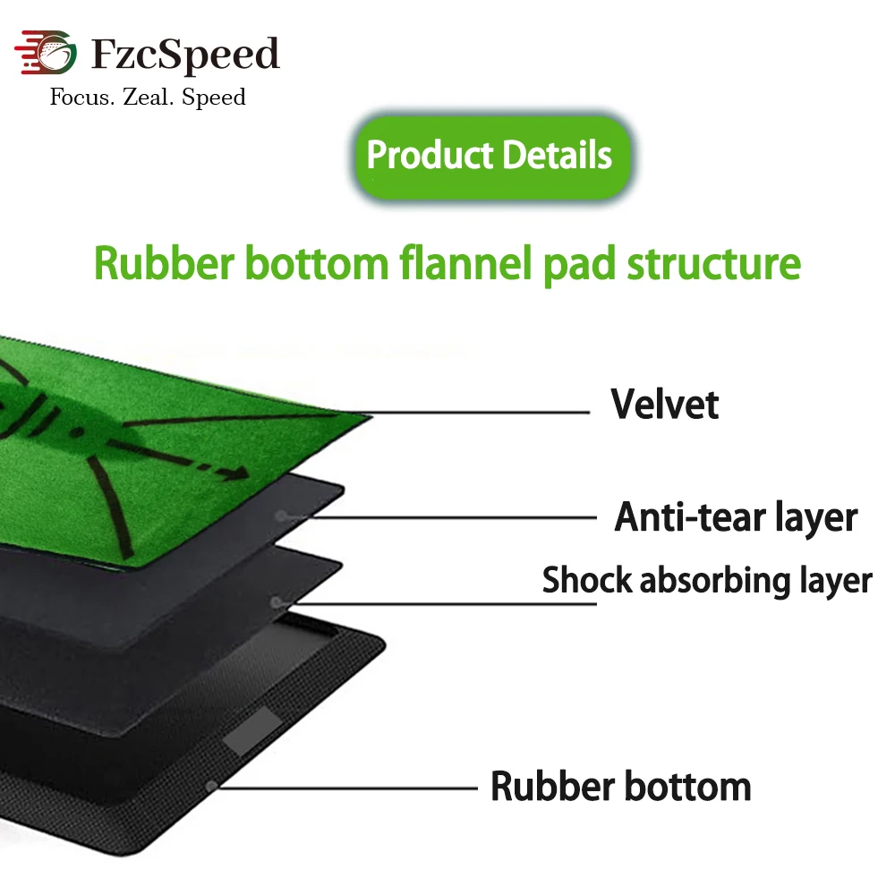High Quality Golf Training Pad for Swing Detection Batting Ball Trace Directional Mat Swing Path Mat Swing Practice Pads