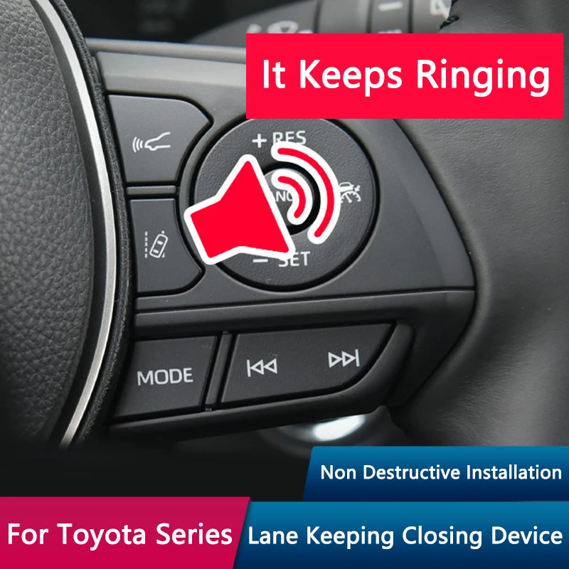 QHCP Car Lane Keeping Closing LKA Assist Shut Down For Toyota Series 18-23 Camry 23+ RAV4 22-25 Highlander Kluger Hariier Venza