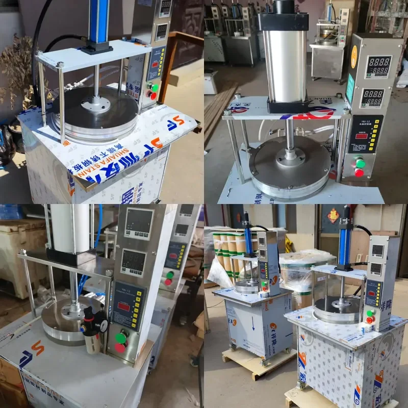 Automatic Cake Press Machine for Pancake Braised Meat Burrito Single Spring Egg Filling Cake Making