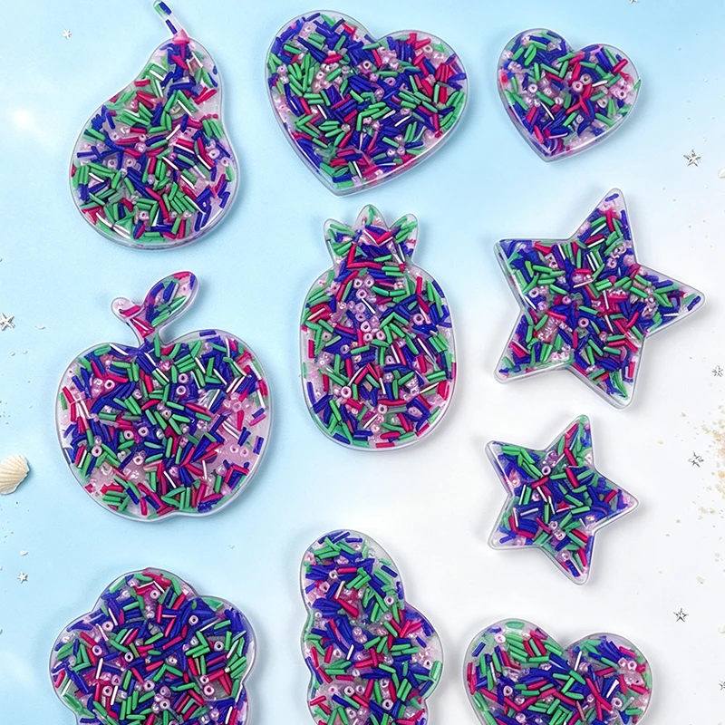 Skin Picking Fidget Toys Skin Picking Pocket Pads Cloud Flower Pear Shape for Dermatillomania ADHD OCD Style E