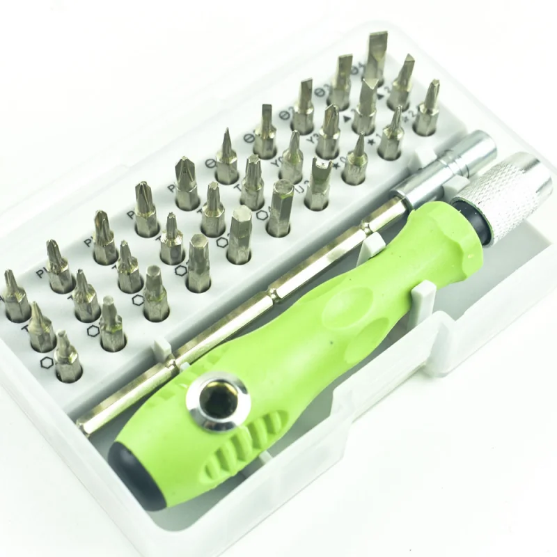 

32 in 1 clock mobile phone disassembly installation and maintenance household hardware tools multi-purpose screwdriver set