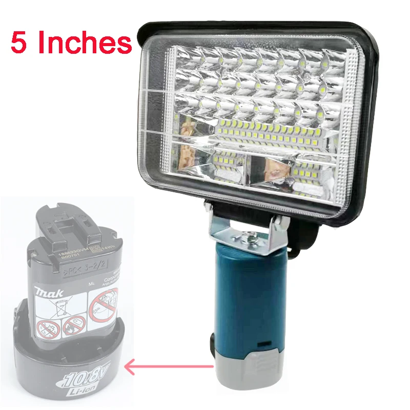 Makita – lampe de travail à LED BL1013, torche électrique, projecteur, lampe de bureau, batterie Li-ion 12V 10.8V, contrôle Ceam haut et bas