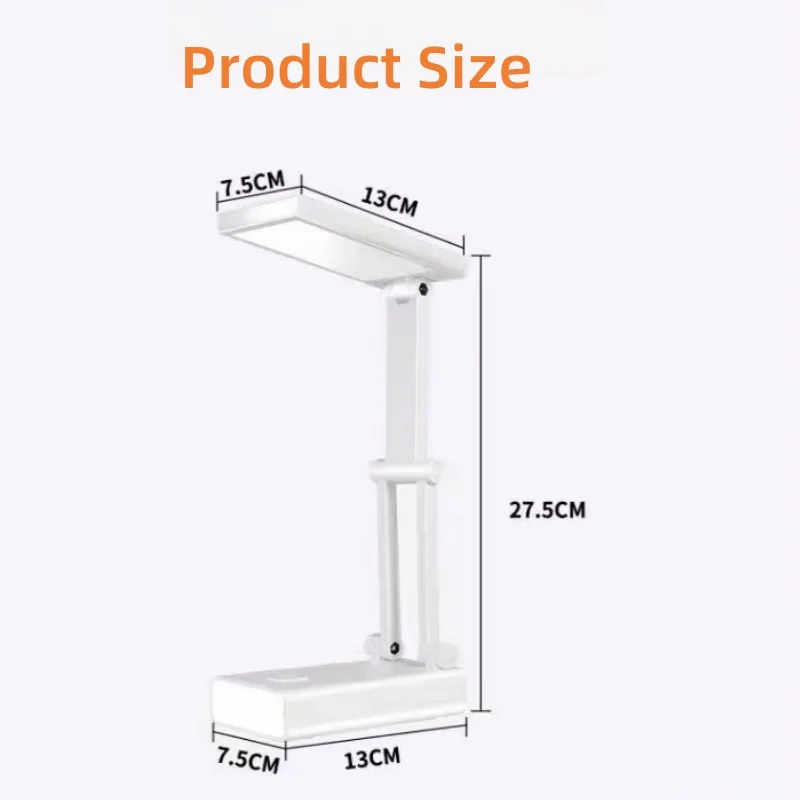 Led لمبة مكتب طوي مصباح طاولة صغير USB قابلة للشحن Led مصباح المحمولة حماية العين القراءة الخفيفة للدراسة والمكتب