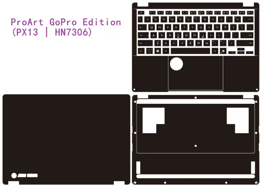 For Asus ProArt PX13 HN7306 P16 H7606 PZ13 HT5306 Studiobook 16 H7600 H5600 Laptop Vinyl Decal Cover Sticker Skin 