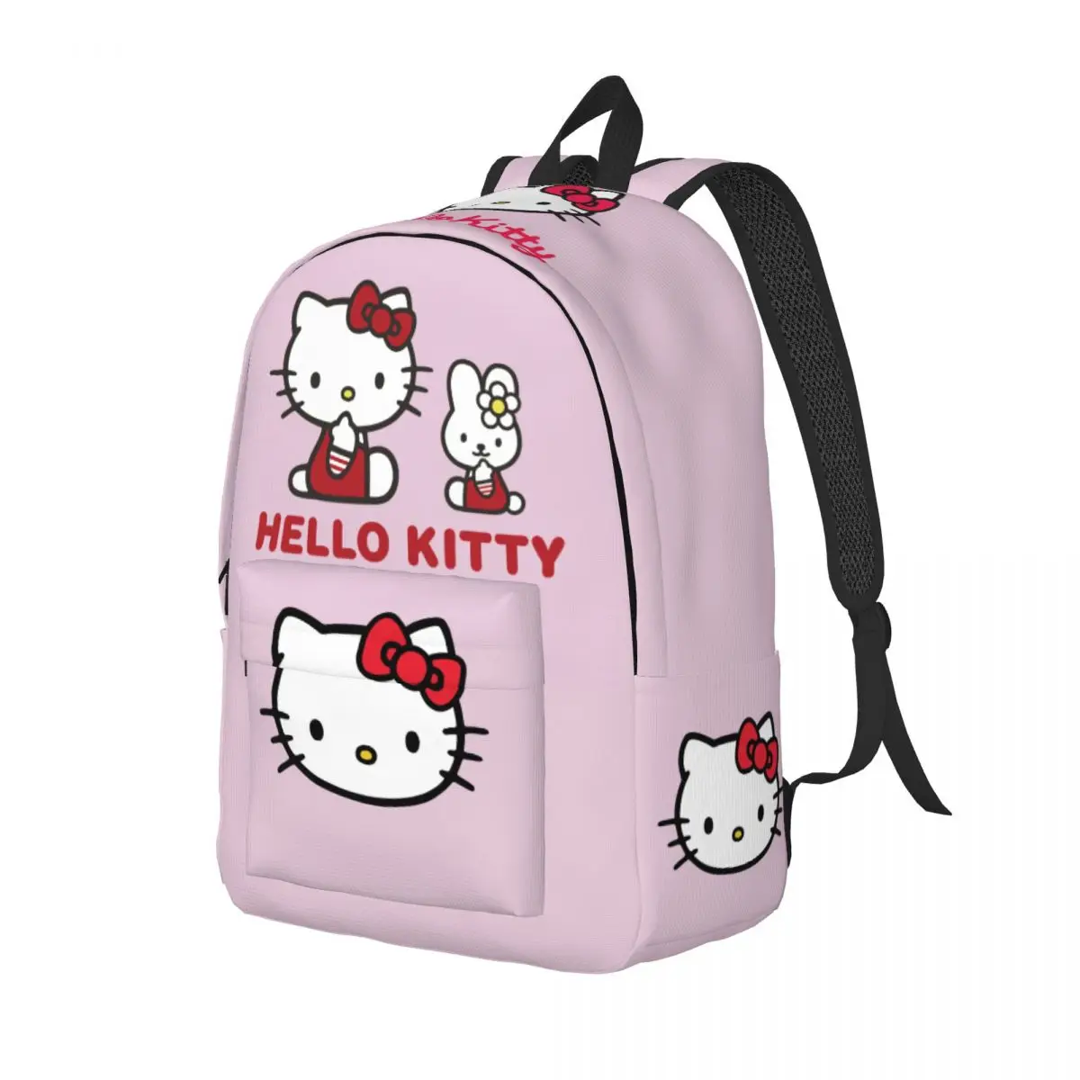 Sanrio Merch Hello Kitty Backpack for Girls Women Student School Book Bags Daypack Middle High College Bag Outdoor