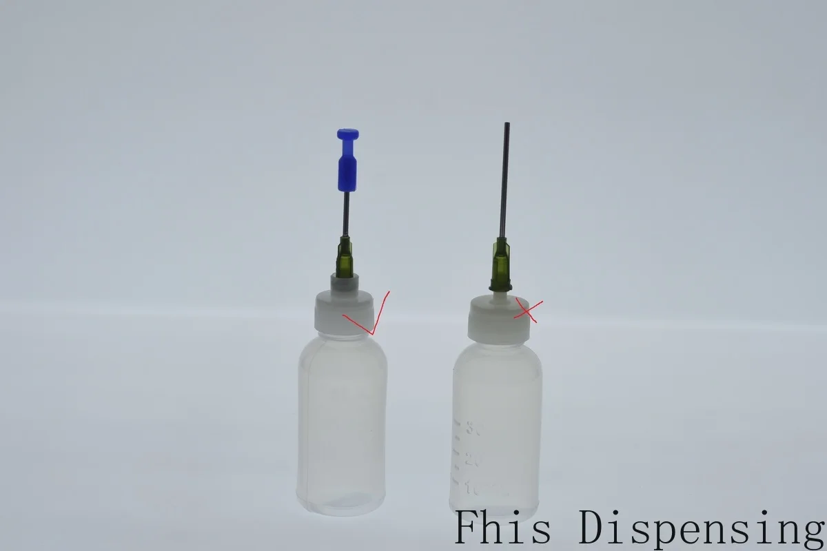 Luer Lock Bottles Applicator Squeeze Bottles Needle Tip Plastic Squeeze Bottles 30ml Stainless Steel Blunt Tip 14G